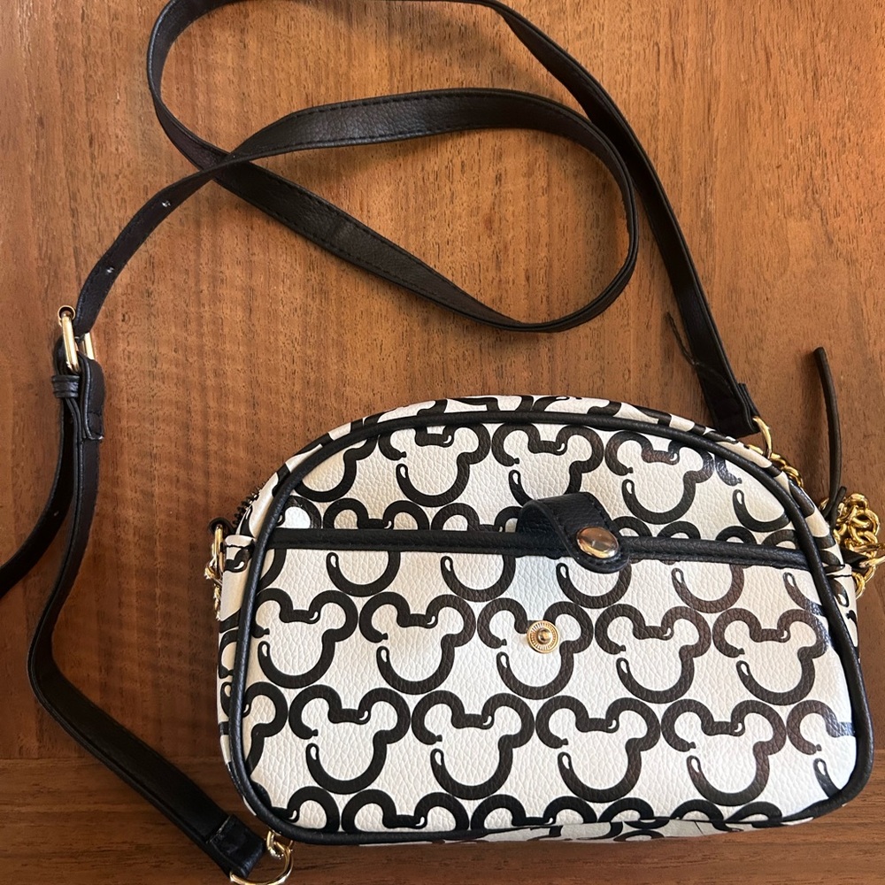 Disney Mickey Crossbody purse with gold chain